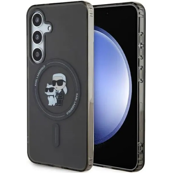 Karl Lagerfeld IML Karl&Choupette MagSafe case for Samsung Galaxy S24 - black - (KF001982-0)