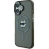 Karl Lagerfeld IML Metal Choupette Head MagSafe iPhone 16 Plus Case - Black - (KF002297-0)