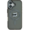 Karl Lagerfeld IML Metal Choupette Head MagSafe iPhone 16 Plus Case - Black - (KF002297-0)