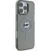 Karl Lagerfeld IML Metal Choupette Head MagSafe iPhone 16 Pro Case - Black - (KF002298-0)