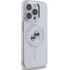 Karl Lagerfeld IML Metal Karl & Choupette Head MagSafe Case for iPhone 14 Pro Max - White - (KF002287-0)