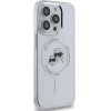 Karl Lagerfeld IML Metal Karl & Choupette Head MagSafe iPhone 14 Pro Case - White - (KF002286-0)