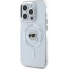 Karl Lagerfeld IML Metal Karl Head MagSafe Case for iPhone 15 Pro Max White - (KF002557-0)