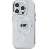 Karl Lagerfeld IML Metal Karl Head MagSafe Case for iPhone 15 Pro Max White - (KF002557-0)