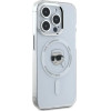 Karl Lagerfeld IML Metal Karl Head MagSafe Case for iPhone 15 Pro White - (KF002556-0)