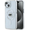Karl Lagerfeld IML Metal Karl Head MagSafe Case for iPhone 15 White - (KF002554-0)