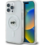 Karl Lagerfeld IML Metal Karl Head MagSafe Case for iPhone 16 Pro - White - (KF002280-0)