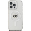 Karl Lagerfeld IML Metal Karl Head MagSafe Case for iPhone 16 Pro - White - (KF002280-0)