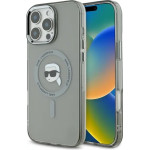 Karl Lagerfeld IML Metal Karl Head MagSafe Case for iPhone 16 Pro Max - Black - (KF002295-0)