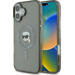 Karl Lagerfeld IML Metal Karl Head MagSafe iPhone 16 Case - Black - (KF002292-0)