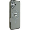 Karl Lagerfeld IML Metal Karl Head MagSafe iPhone 16 Case - Black - (KF002292-0)