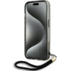 Karl Lagerfeld IML Mono KL Pattern & Cord case for iPhone 15 Pro Max - black - (KF002069-0)