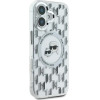 Karl Lagerfeld IML Monogram Karl & Choupette Head MagSafe iPhone 16 Case - Clear - (KF002331-0)