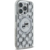 Karl Lagerfeld IML Monogram Karl & Choupette Head MagSafe iPhone 16 Pro Case - Clear - (KF002332-0)