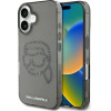 Karl Lagerfeld IML Rhinestones Karl Head Case for iPhone 16 Black - (KF002558-0)