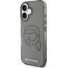Karl Lagerfeld IML Rhinestones Karl Head Case for iPhone 16 Black - (KF002558-0)