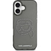 Karl Lagerfeld IML Rhinestones Karl Head Case for iPhone 16 Black - (KF002558-0)