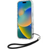 Karl Lagerfeld IML Zebra Pattern & Cord iPhone 16 Case - Black - (KF002360-0)