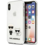 Karl Lagerfeld Karl & Choupette iPhone Xs Max Case - Transparent - (KF001039-0)