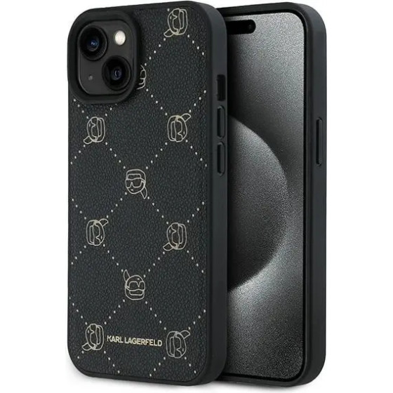 Karl Lagerfeld Karl Head MagSafe Case for iPhone 15 Plus - Black - (KF002192-0)