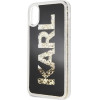 Karl Lagerfeld Karl Logo Glitter iPhone X/Xs Case - Black - (KF000196-0)