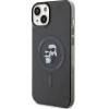 Karl Lagerfeld Karl&Choupette Glitter MagSafe case for iPhone 15 - black - (KF001738-0)