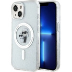 Karl Lagerfeld Karl&Choupette Glitter MagSafe case for iPhone 15 - transparent - (KF001742-0)