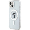 Karl Lagerfeld Karl&Choupette Glitter MagSafe case for iPhone 15 - transparent - (KF001742-0)