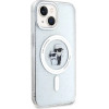 Karl Lagerfeld Karl&Choupette Glitter MagSafe case for iPhone 15 - transparent - (KF001742-0)