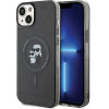 Karl Lagerfeld Karl&Choupette Glitter MagSafe case for iPhone 15 Plus - black - (KF001739-0)