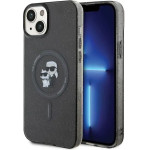 Karl Lagerfeld Karl&Choupette Glitter MagSafe case for iPhone 15 Plus - black - (KF001739-0)