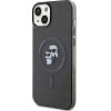 Karl Lagerfeld Karl&Choupette Glitter MagSafe case for iPhone 15 Plus - black - (KF001739-0)