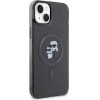 Karl Lagerfeld Karl&Choupette Glitter MagSafe case for iPhone 15 Plus - black - (KF001739-0)