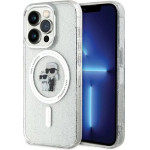 Karl Lagerfeld Karl&Choupette Glitter MagSafe case for iPhone 15 Pro - transparent - (KF001744-0)