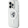 Karl Lagerfeld Karl&Choupette Glitter MagSafe case for iPhone 15 Pro - transparent - (KF001744-0)
