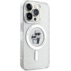 Karl Lagerfeld Karl&Choupette Glitter MagSafe case for iPhone 15 Pro - transparent - (KF001744-0)