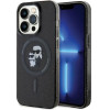 Karl Lagerfeld Karl&Choupette Glitter MagSafe case for iPhone 15 Pro - black - (KF001740-0)