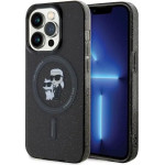 Karl Lagerfeld Karl&Choupette Glitter MagSafe case for iPhone 15 Pro - black - (KF001740-0)