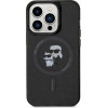 Karl Lagerfeld Karl&Choupette Glitter MagSafe case for iPhone 15 Pro - black - (KF001740-0)