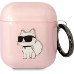 Karl Lagerfeld KLA2HNCHTCP Airpods 1/2 cover pink/pink Ikonik Choupette - (KF001571-0)
