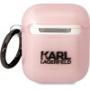 Karl Lagerfeld KLA2HNCHTCP Airpods 1/2 cover pink/pink Ikonik Choupette - (KF001571-0)