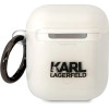 Karl Lagerfeld KLA2HNCHTCT Airpods 1/2 cover transparent Ikonik Choupette - (KF001569-0)