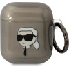 Karl Lagerfeld KLA2HNIKTCK AirPods 1/2 cover black/black Karl`s Head - (KF001567-0)