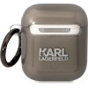 Karl Lagerfeld KLA2HNIKTCK AirPods 1/2 cover black/black Karl`s Head - (KF001567-0)