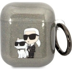 Karl Lagerfeld KLA2HNKCTGK Airpods 1/2 cover black/black Gliter Karl&Choupette - (KF001577-0)
