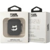 Karl Lagerfeld KLA2RUNCHK AirPods 1/2 cover black/black Silicone Choupette Head 3D - (KF001468-0)