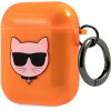 Karl Lagerfeld KLA2UCHFO AirPods cover pomaranczowy/orange Choupette - (KF000630-0)