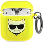 Karl Lagerfeld KLA2UCHFY AirPods cover zolty/yellow Choupette - (KF000633-0)