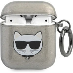 Karl Lagerfeld KLA2UCHGK AirPods 1/2 cover black/black Glitter Choupette - (KF000636-0)