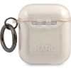 Karl Lagerfeld KLA2UKHGD AirPods cover zloty/gold Glitter Karl`s Head - (KF000840-0)